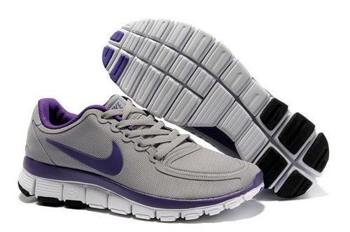 Nike Free 5.0 Womens Grey Purple Discount